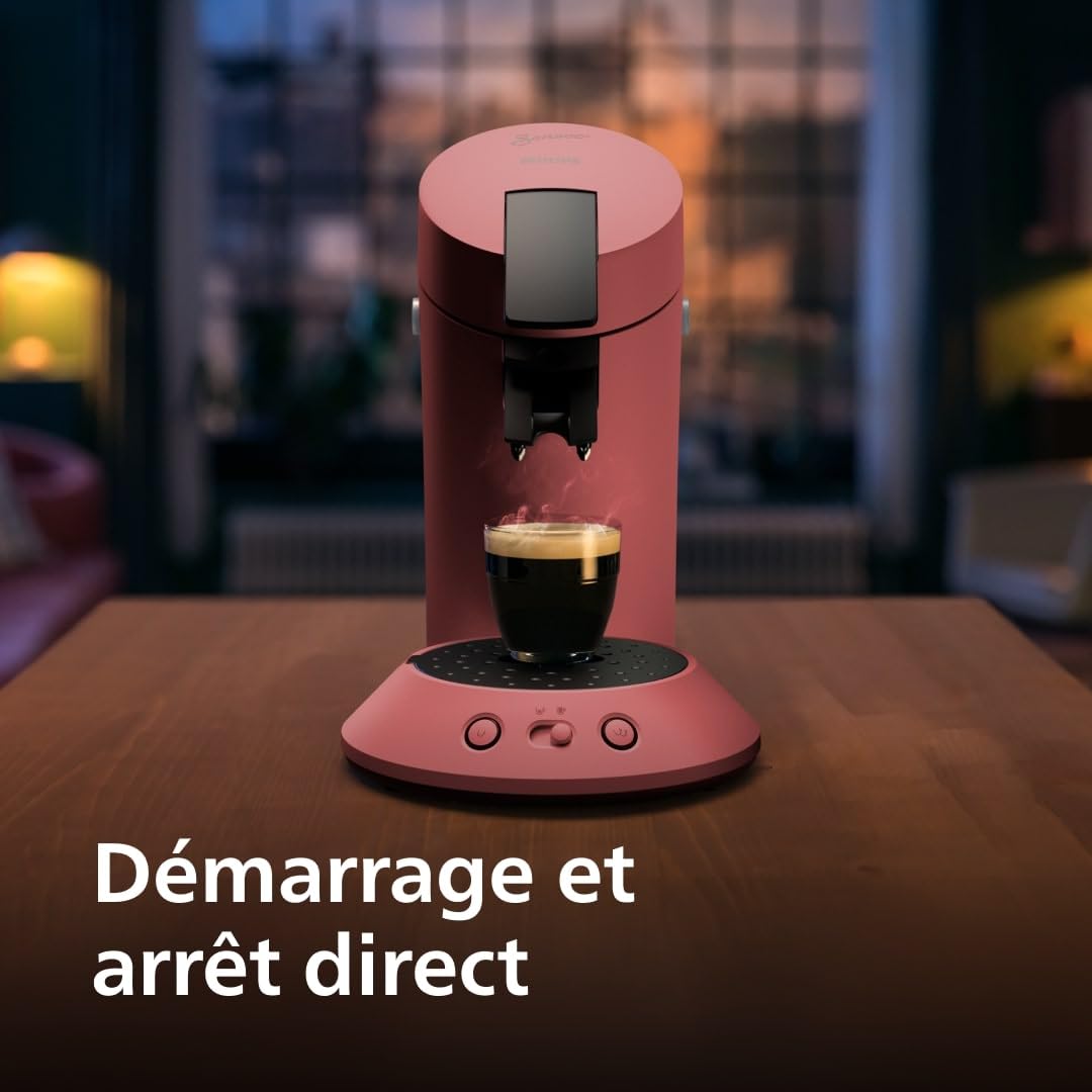 Philips Senseo Original Plus CSA210/35 – Rouge tendre