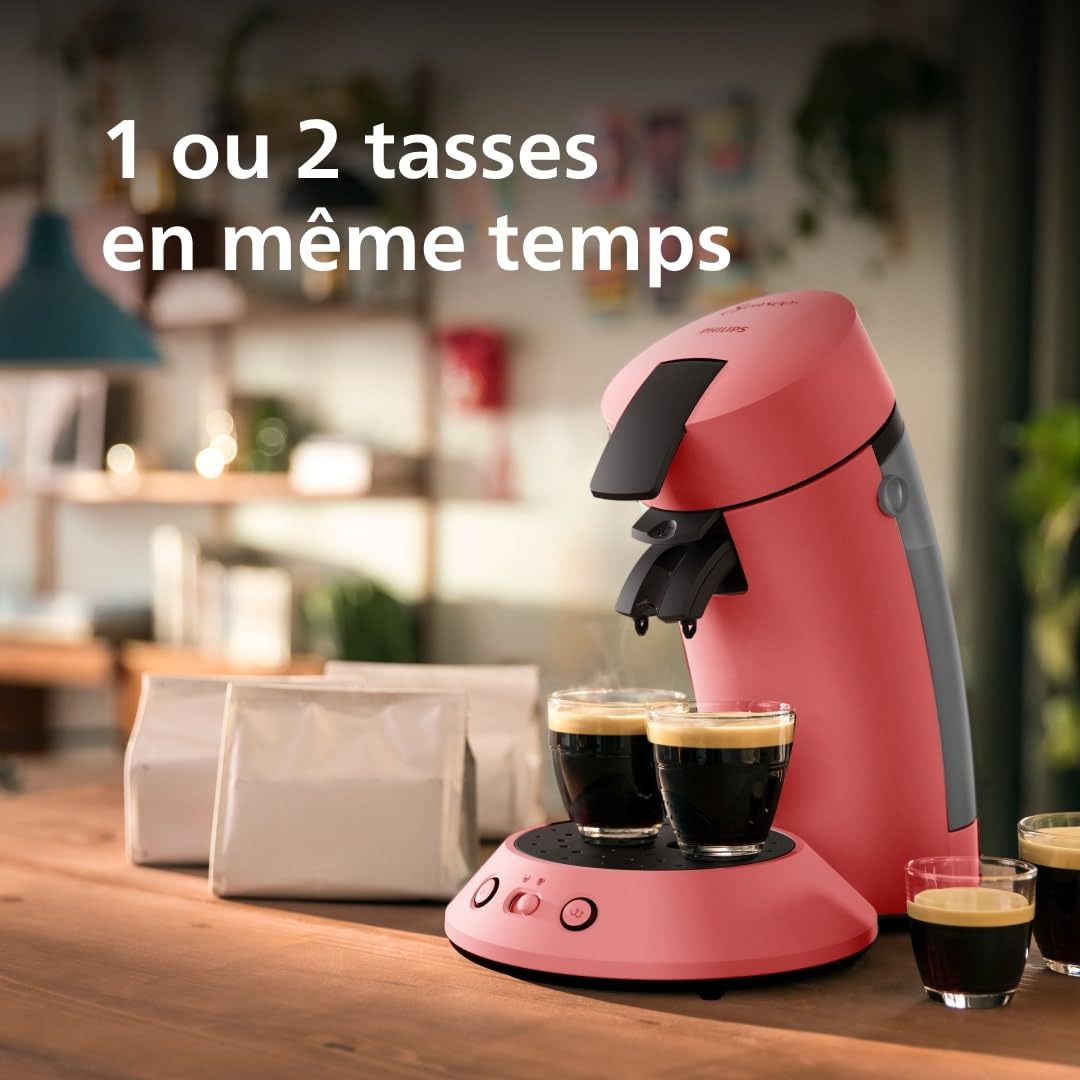Philips Senseo Original Plus CSA210/35 – Rouge tendre