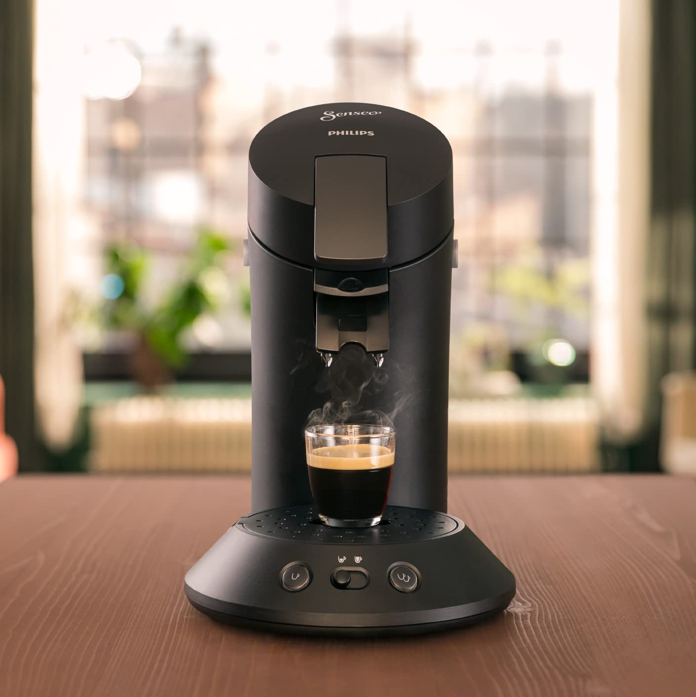 Philips Senseo Original Plus CSA210/22 – Noir piano