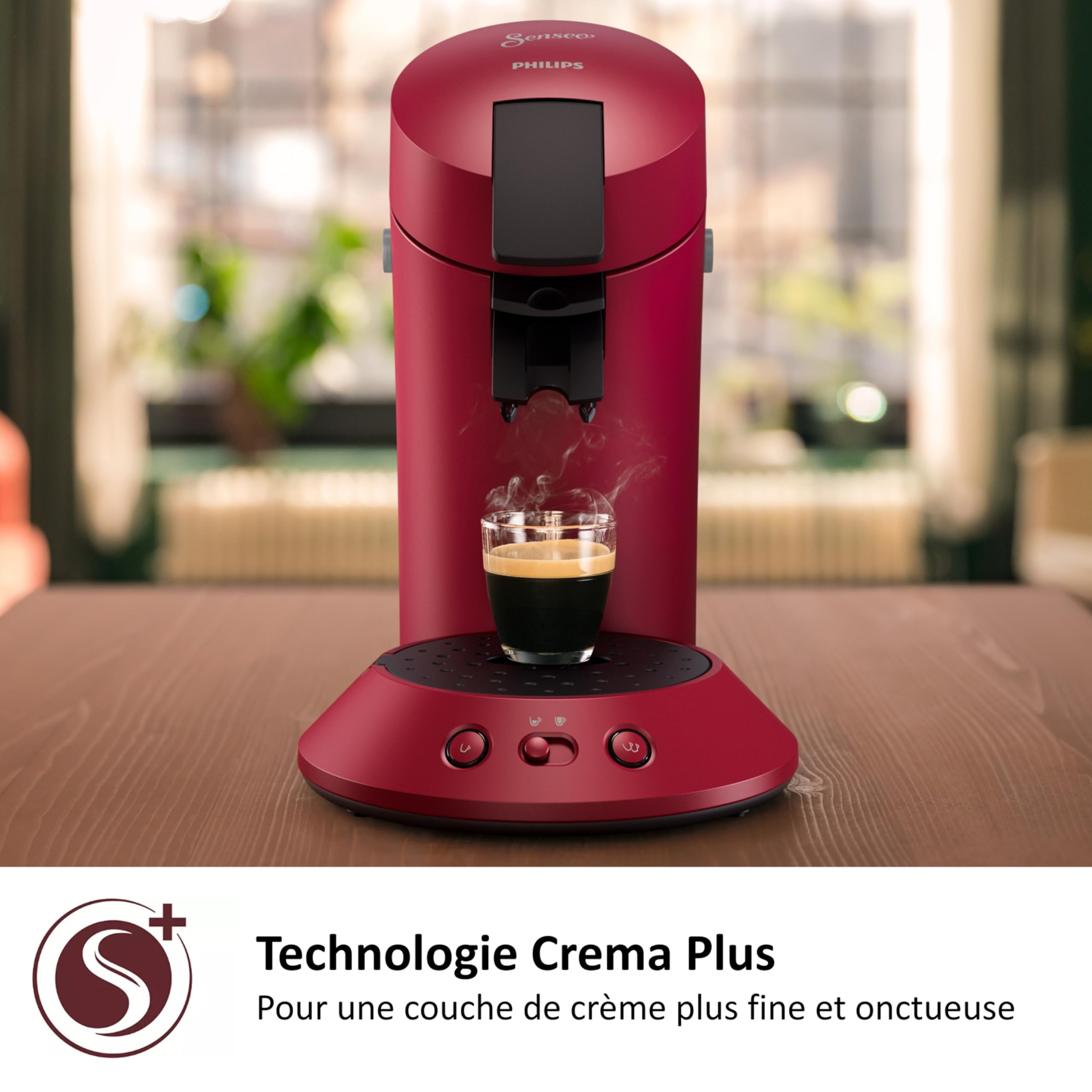 Philips Senseo Original Plus CSA210/91 – Rouge