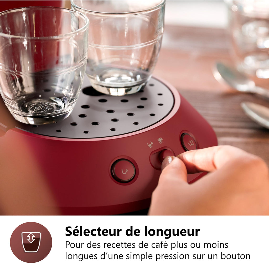 Philips Senseo Original Plus CSA210/91 – Rouge